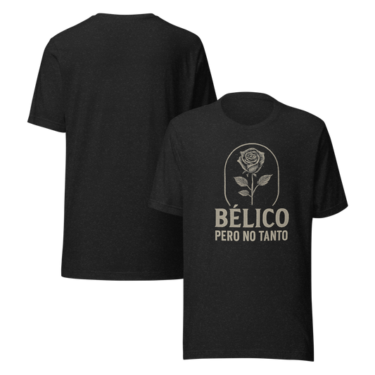 BÉLICO™ Unisex T-Shirt – Minimalist Rose Graphic Streetwear Tee