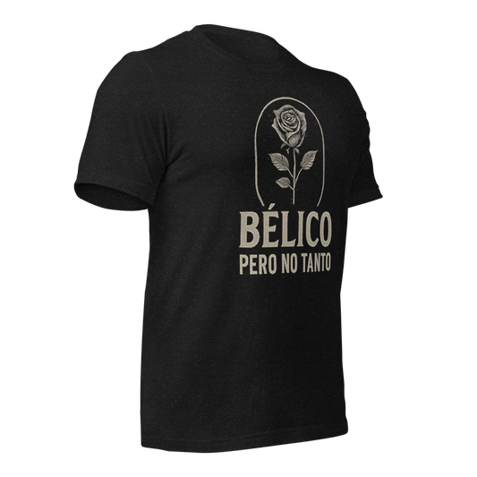 BÉLICO™ Unisex T-Shirt – Minimalist Rose Graphic Streetwear Tee